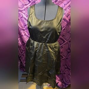 NWT Torrid pleather Skater dress